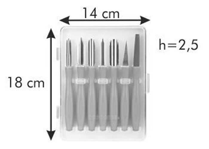 Tescoma Presto Carving Tools Set Of 7 Pcs #422010