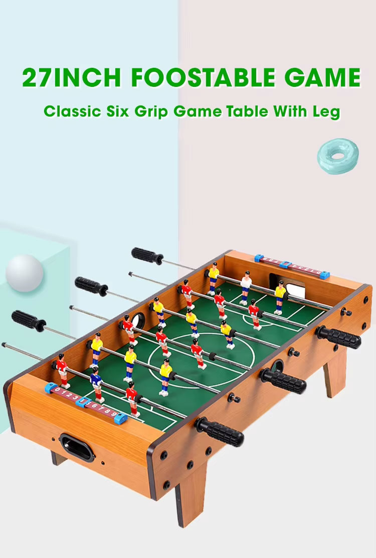 Table Football Children'S Toys 6 Poles Game - 6 Steel Rods