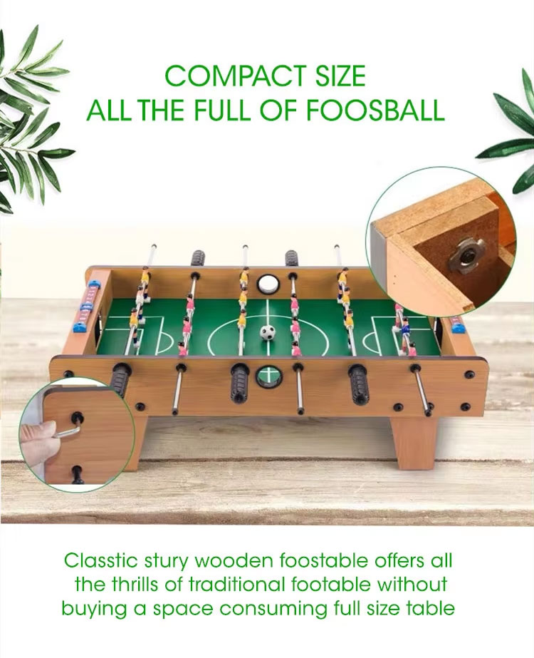 Table Football Children'S Toys 6 Poles Game - 6 Steel Rods