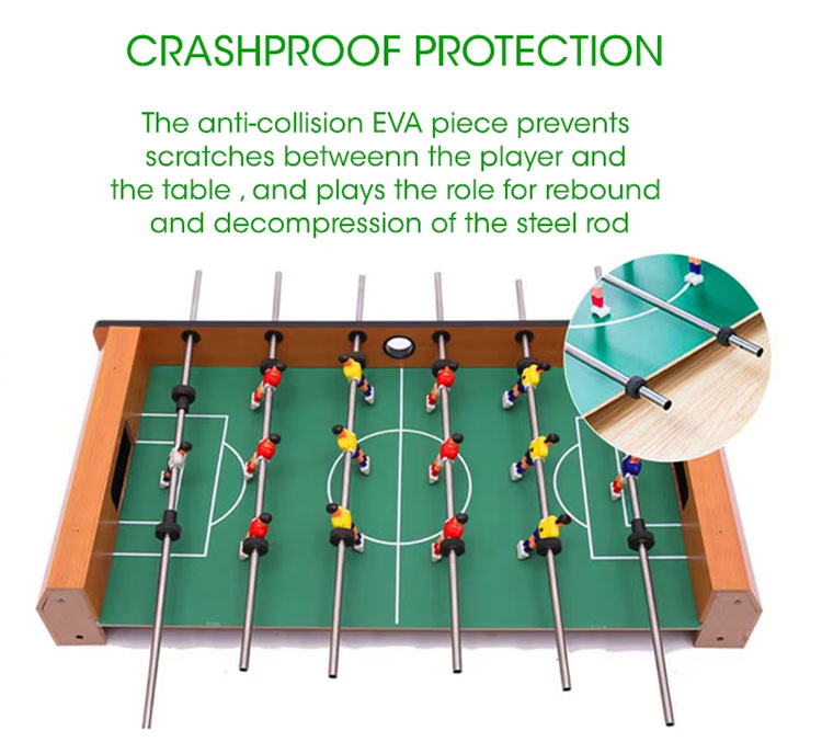 Table Football Children'S Toys 6 Poles Game - 6 Steel Rods