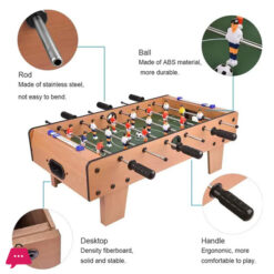Table Football Children'S Toys 6 Poles Game - 6 Steel Rods