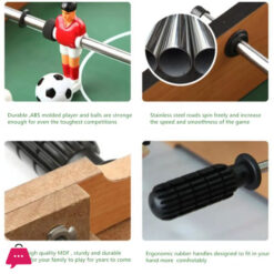 Table Football Children'S Toys 6 Poles Game - 6 Steel Rods