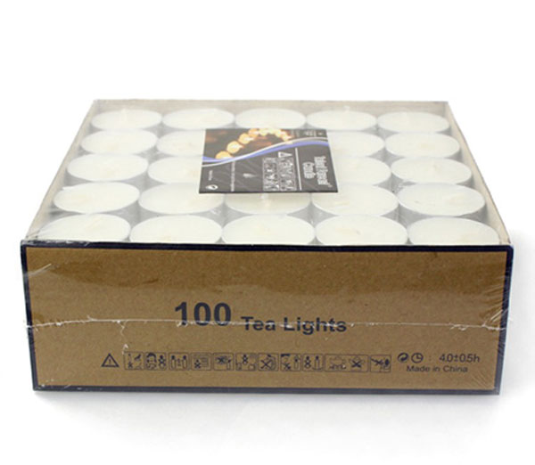 Talent Fareast Unscented Tealight Candles Set Of 100Pcs