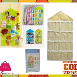 Candy Color Wardrobe Wall Mounted 16-Grid Storage Bag