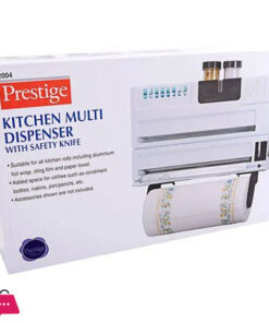 Prestige Kitchen Multi Dispenser with Safety Knife, White - PRE2004