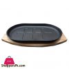 Sizzling Plate Cast Iron Oval - 28 x 18 CM