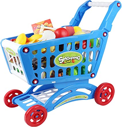 Hasbro Kids Children Shopping Cart &Amp; Food Play Set