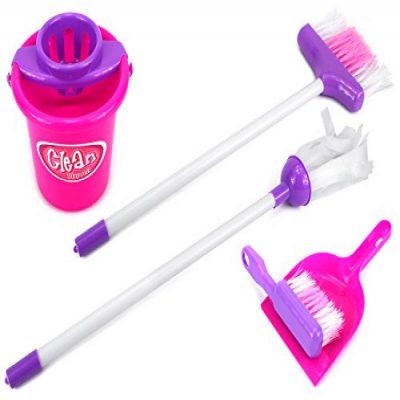 Little Helper Deluxe Pretend Play Toy Cleaning Play Set