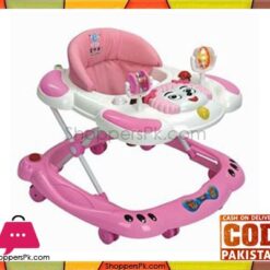 Baby Walker With Brakes And Music Decorated With Sheep