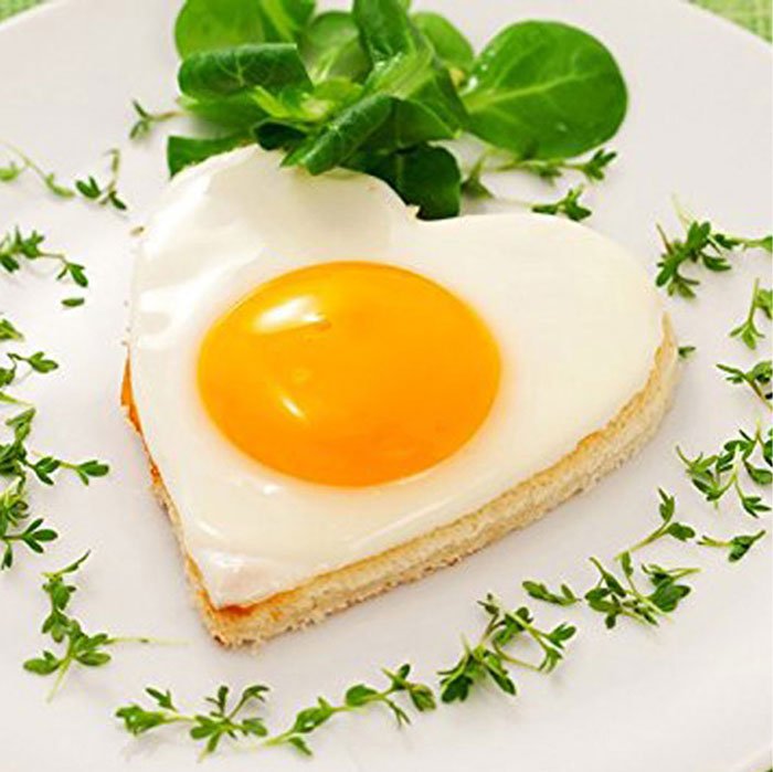 Stainless Steel Non-Stick Frying Egg Mold Ring Pancake Mold 4 Pcs