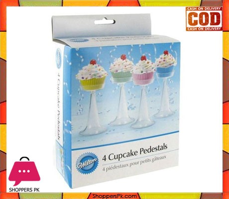 Wilton 4 Cupcake Pedestals