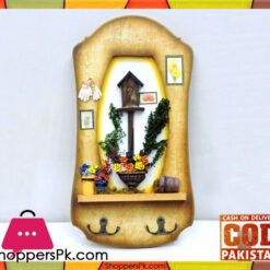 Flower Pot Key Holder - 15x8 Inch