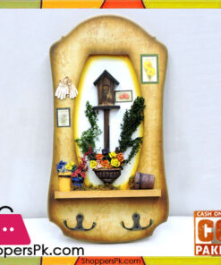 Flower Pot Key Holder - 15x8 Inch
