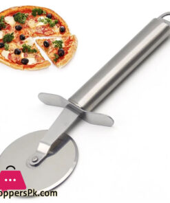 1 Pcs Stainless Steel Pizza Cutter Round Wheel