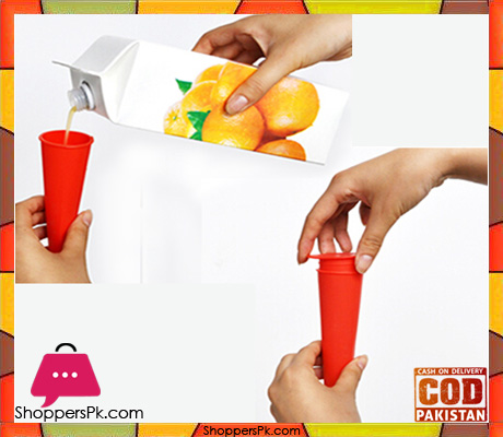 Colored Silicone Ice Lolly Maker Set of 4 Pcs