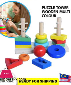 Wood Color Combination Set 3 Pillar