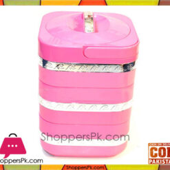 4.5Liter Insulated ABS Food Warmer With Handle Pink