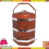 4.5L Insulated ABS Wooden Food Warmer With Handle