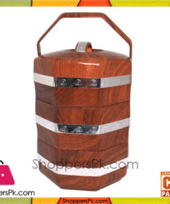 4.5L Insulated ABS Wooden Food Warmer With Handle