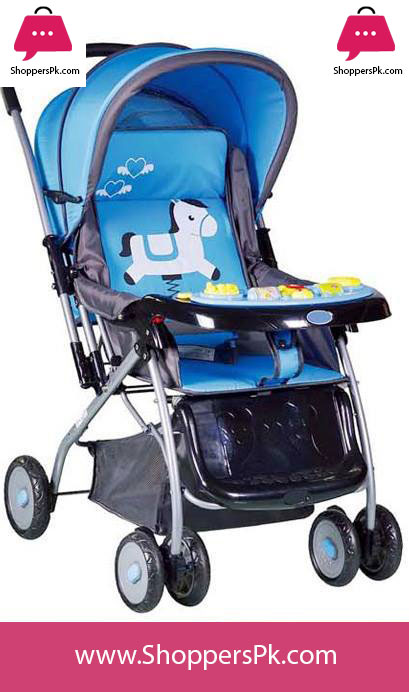 Horse Play Blue Baby Stroller 4 Blue-Baby-Stroller-Price-In-Pakistan.jpg