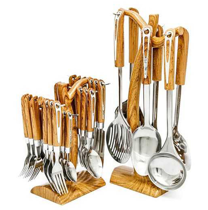 Caspian-Abs-Plastic-Wooden-Cutlery-Set-Kitchen-Tool-Set-Price-In-Pakistan