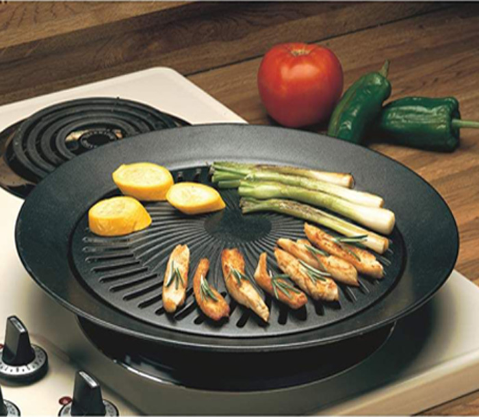 Chefmaster 13 Inch Smokeless Stovetop Barbecue Grill Smokeless in pakistan