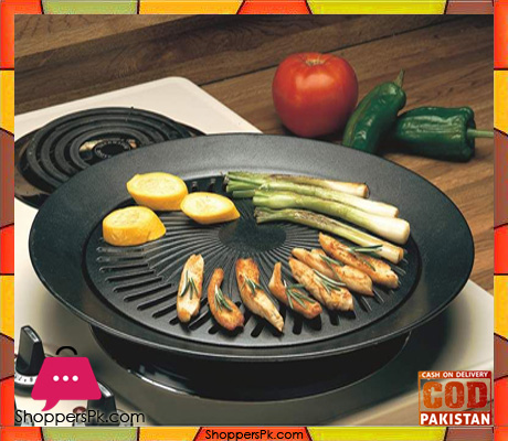 Chefmaster 13-Inch Smokeless Stovetop Barbecue Grill
