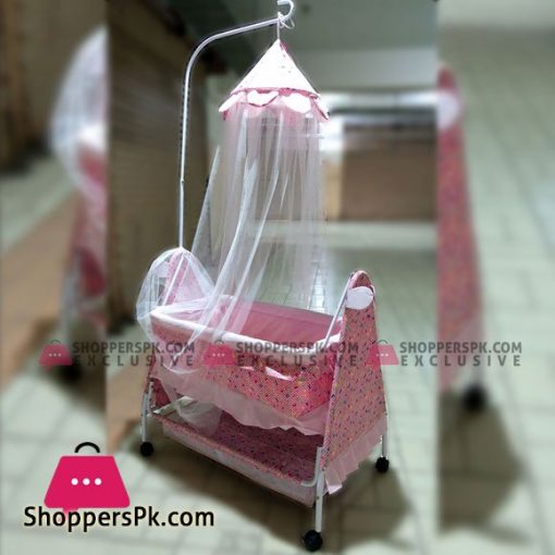 High Quality Baby Sleeping Cot Pink