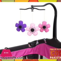High Quality Black Pink Baby Sleeping Cot