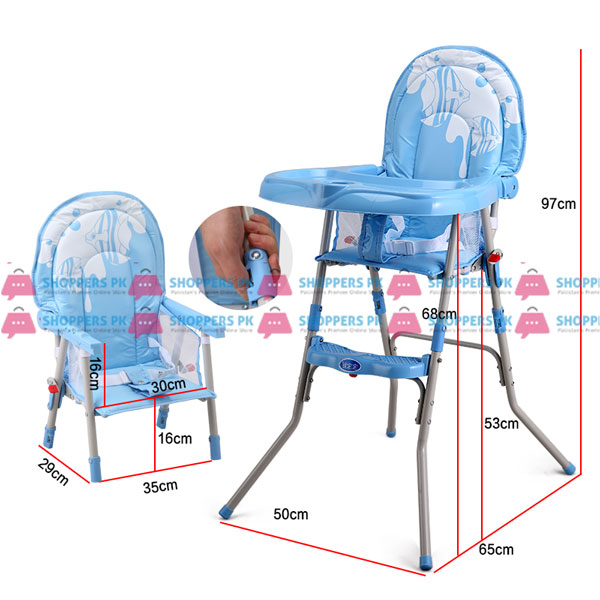 High Quality Blue Fish Baby High Chair