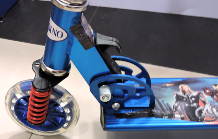 High Quality Almunium Spiderman Kids Scooty For 3-15 Years Kids