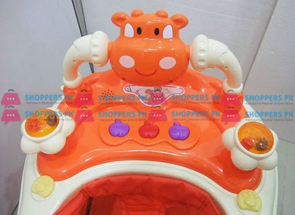 Luxury Model Baby Walker With Music And Conopy 3 in 1