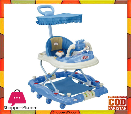 Luxury Model Baby Walker With Music And Conopy 3 in 1