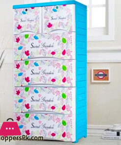 Phoenix  Plastic Drawers Cabinet Secret Garden Flower 2255 4+2