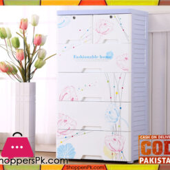 Plastic Drawers Cabinet  Flower