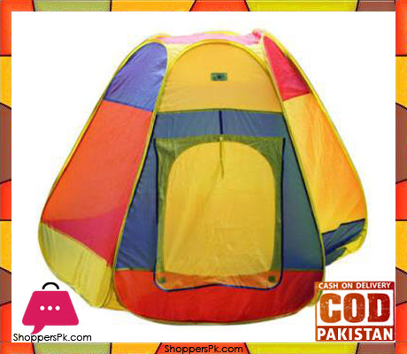 Game house tent mixed color