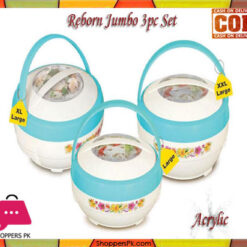 Reborn Jumbo Hot Pot 3 Pcs Set Acrylic