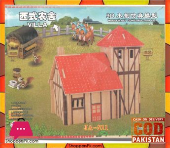 Wood-Craft-Puzzle-Villa