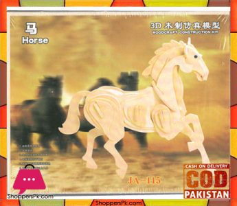 Wood-Craft-Puzzle-Horse