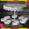 2 Layer Cake &Amp; 8 Pcs Cupcake Stand Metal