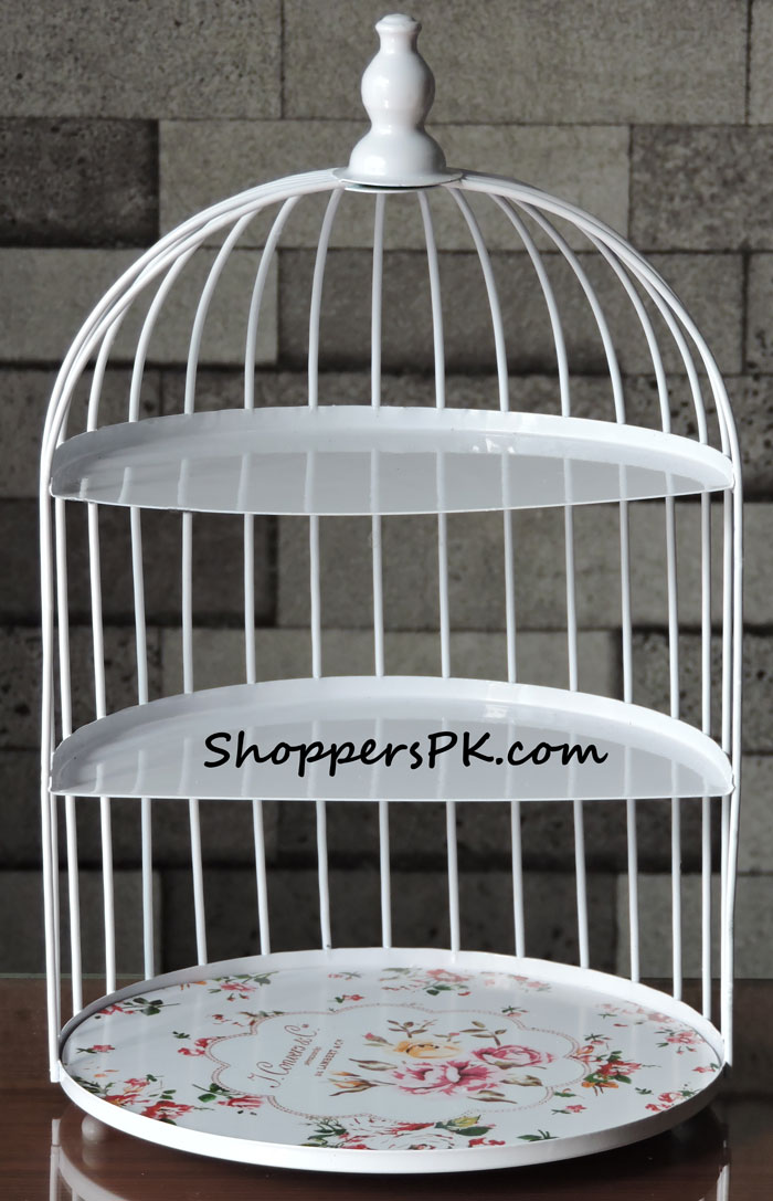 3 Layer Cage Cake Stand