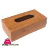 Bamboo Wood Tissue Rectangular Box
