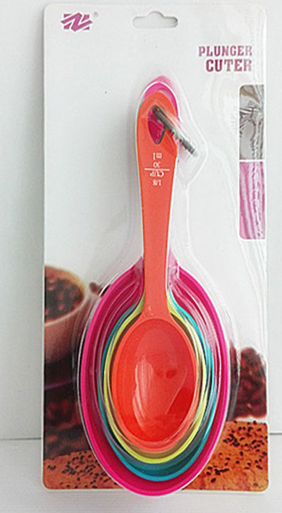 Multicolor Measuring Cups And Spoons Set