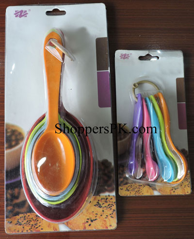 Multicolor Measuring Cups And Spoons Set