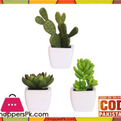 The Florist Artificial Plant with Small Pots - 3 Pieces Set - FL79