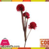 The Florist Red Artificial Rubber Flower On Stick - Fl93 1 The Florist Red Artificial Rubber Flower On Stick - Fl93
