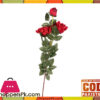 The Florist Red Artificial Rose On Stick - Fl98 2 The Florist Red Artificial Rose On Stick - Fl98