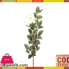The Florist White Artificial Rose on Stick - FL99