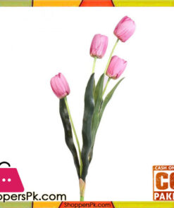 The Florist Pink Artificial Tulip Stick - FL105