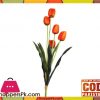 The Florist Orange Artificial Tulip Stick - FL106